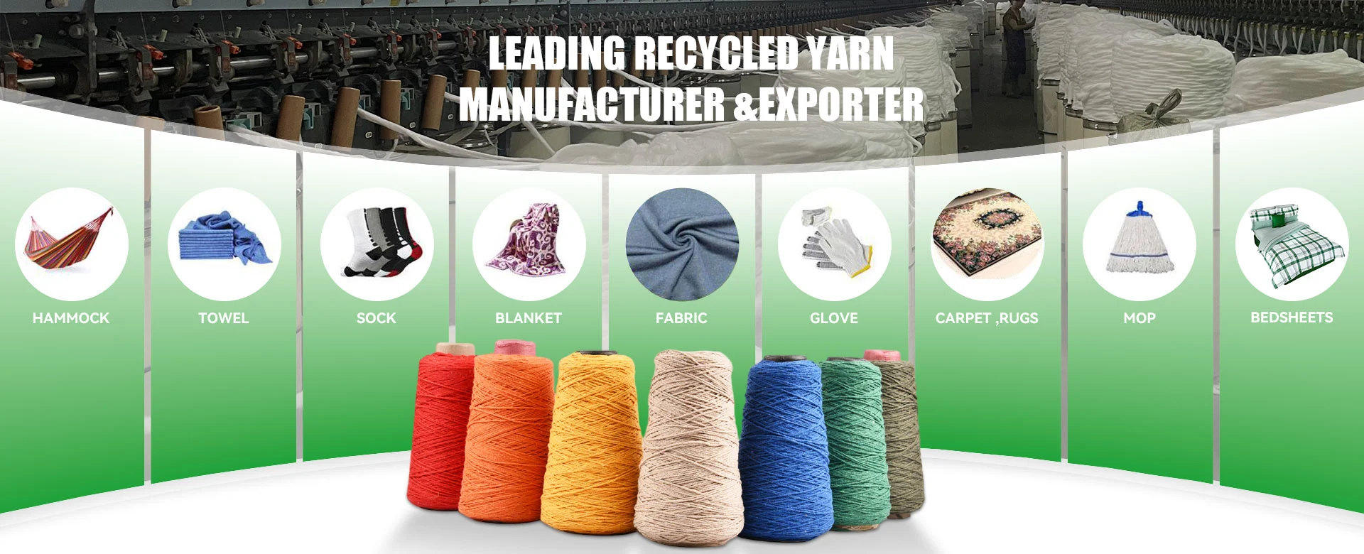 Ledande garntillverkare och exportör
